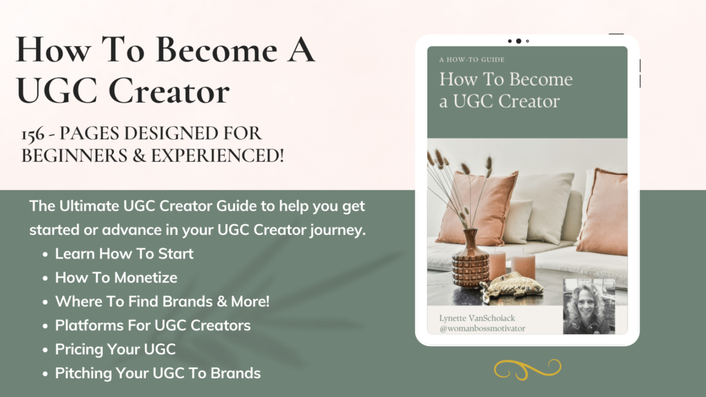 How To Become A UGC Creator