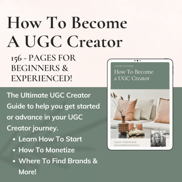 How To Become A UGC Creator Ebook